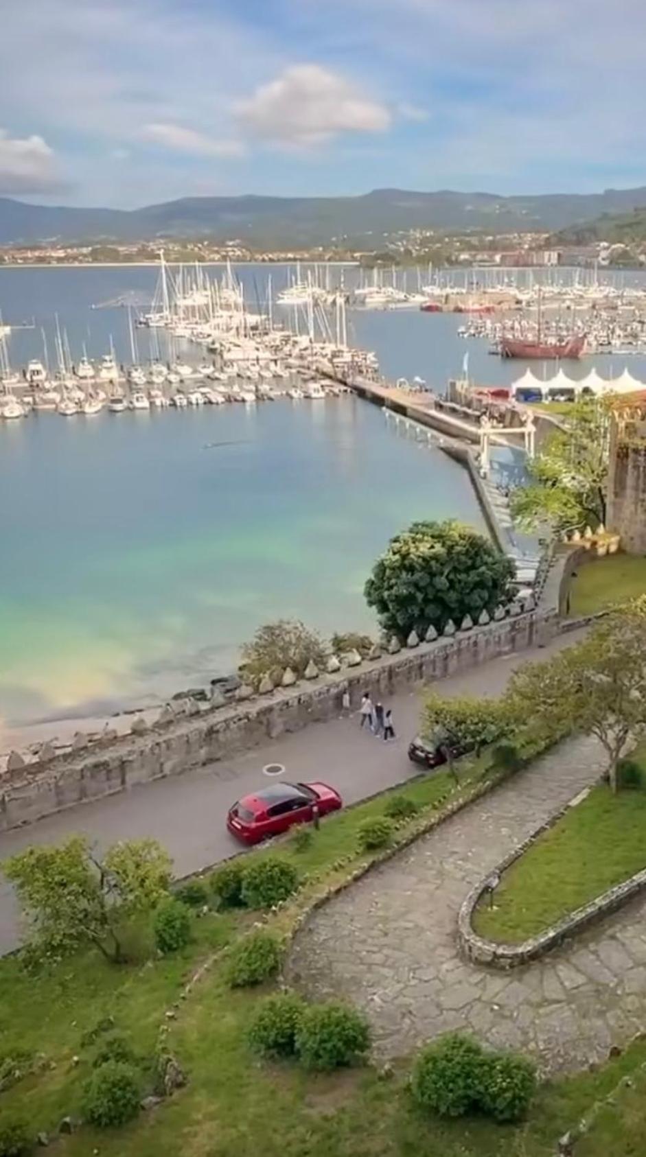 Estudio Impresionantes Vistas Con Terraza Y Piscina Baiona Exterior foto